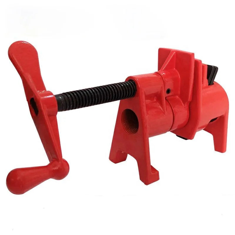 Heavy Duty 3/4 Inch H Type Pipe Clamp Leg Quick Release Woodworking Tools Gluing Pipe F Clamp Ductile Iron Structure Bar Clam