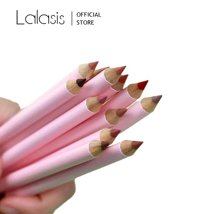 Lalasis Waterproof Velvet Matte Lip Liner High Pigmented Cream Lipliner Vegan Cruelty Free Lip Liner Pencils