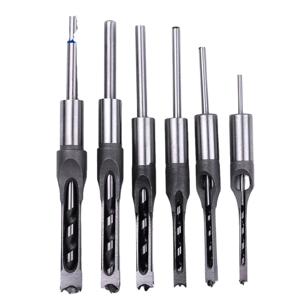 HSS Material Square Hole Drill Bits Center Drill Bit for Wood Drilling Weix WX3010 6/6.4/8mm Sizes