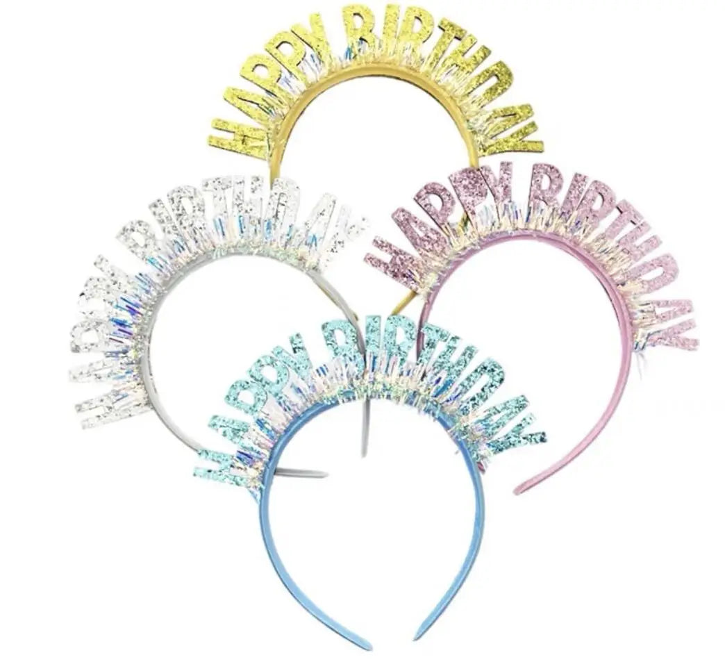 Hot Selling Kids Birthday Party Hats Happy Birthday Decoration Supplies Colorful Hats for Hats Hair Clasp