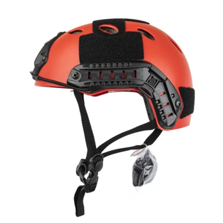 Red Fast PJ Helmet Adjustable Search Rescue CS Climbing Riding Helmet