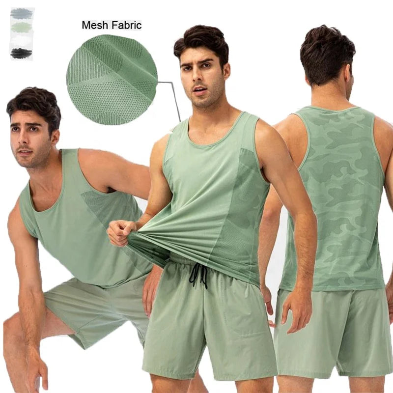 2022 Custom Logo High Quality Men's Vests Gym Clothing Workout Gym Wear for Men Fitness Boys Tank Top Man Mesh Tank Top