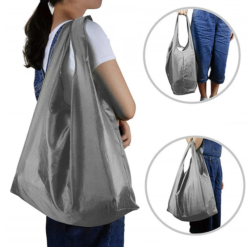 Large Reusable Shopping Bags Durable Washable Foldable Grocery Bags Heavy Duty Lightweight Shopping Bag
