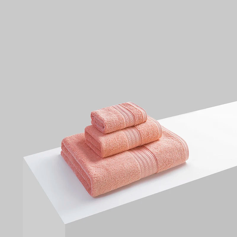 100otton Bath Towel Adult Soft Absorbent Towels pink Bath Towels Sets for Bathroom Home Sauna