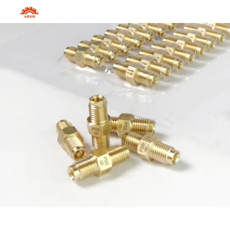 PSS-00 PST-0 Brass High Precision Lubrication Resistance Distributor Oil Flow Proportion Metering Unit M8*1 for CNC Lubricati