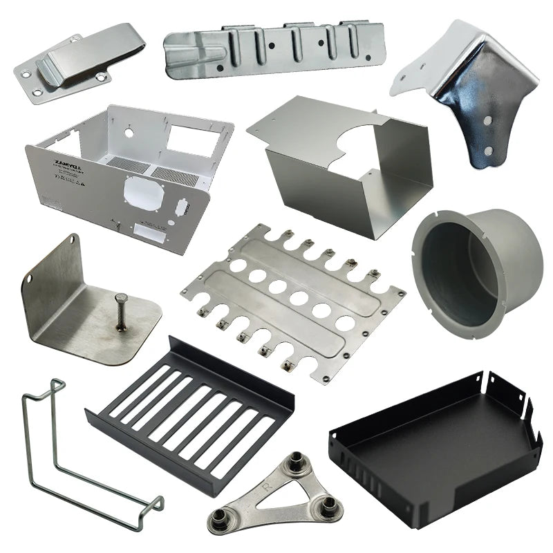 Custom Stamping Sheet Metal Fabrication Parts Suppliers Stainless Steel Laser Cutting Aluminum Bending Service