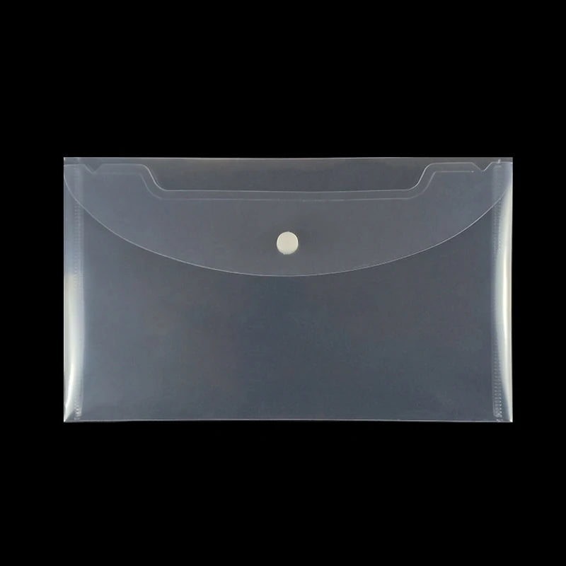 Small Pen Bag PP Stationery File Bag Plastic Three-dimensional Exam Special Student Pencil Envelope Folders
