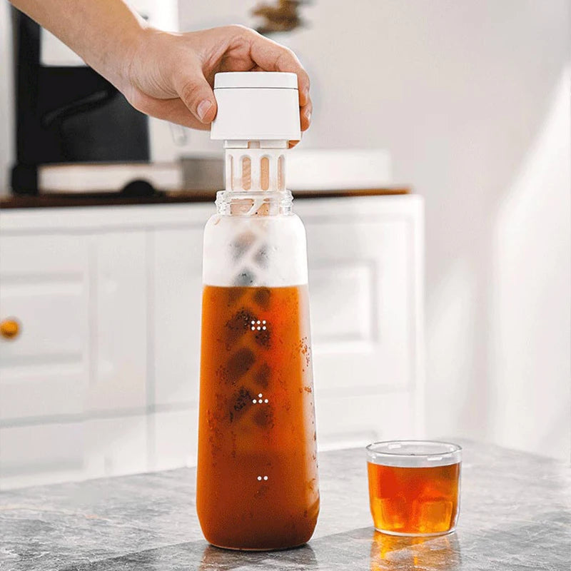 Premium Ice Cold Brew Glass Bottle Tea Brewer Coffee System Maker Cup for Summer
