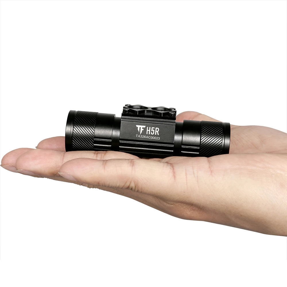 TrustFire H5R Headlamp Flashlight LED 600LM USB Rechargeable Lithium Ion Aluminum Alloy IP66 Waterproof 5 Modes Camping Headl
