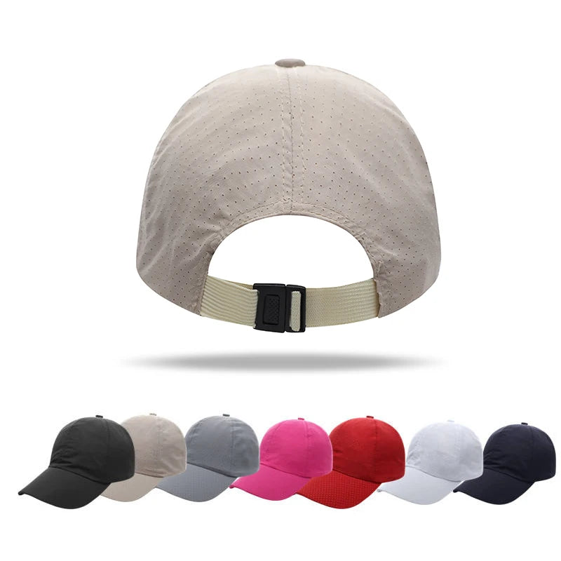 Custom Baseball Running Cap Hat Sport Quick Dry Cycling Golf Cap