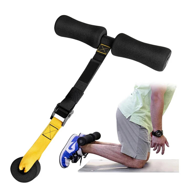 Home Fitness Ab Workout Exercise Sit up Assistant Nordic Hamstring Curl Strap for Home Gyms Door Strap