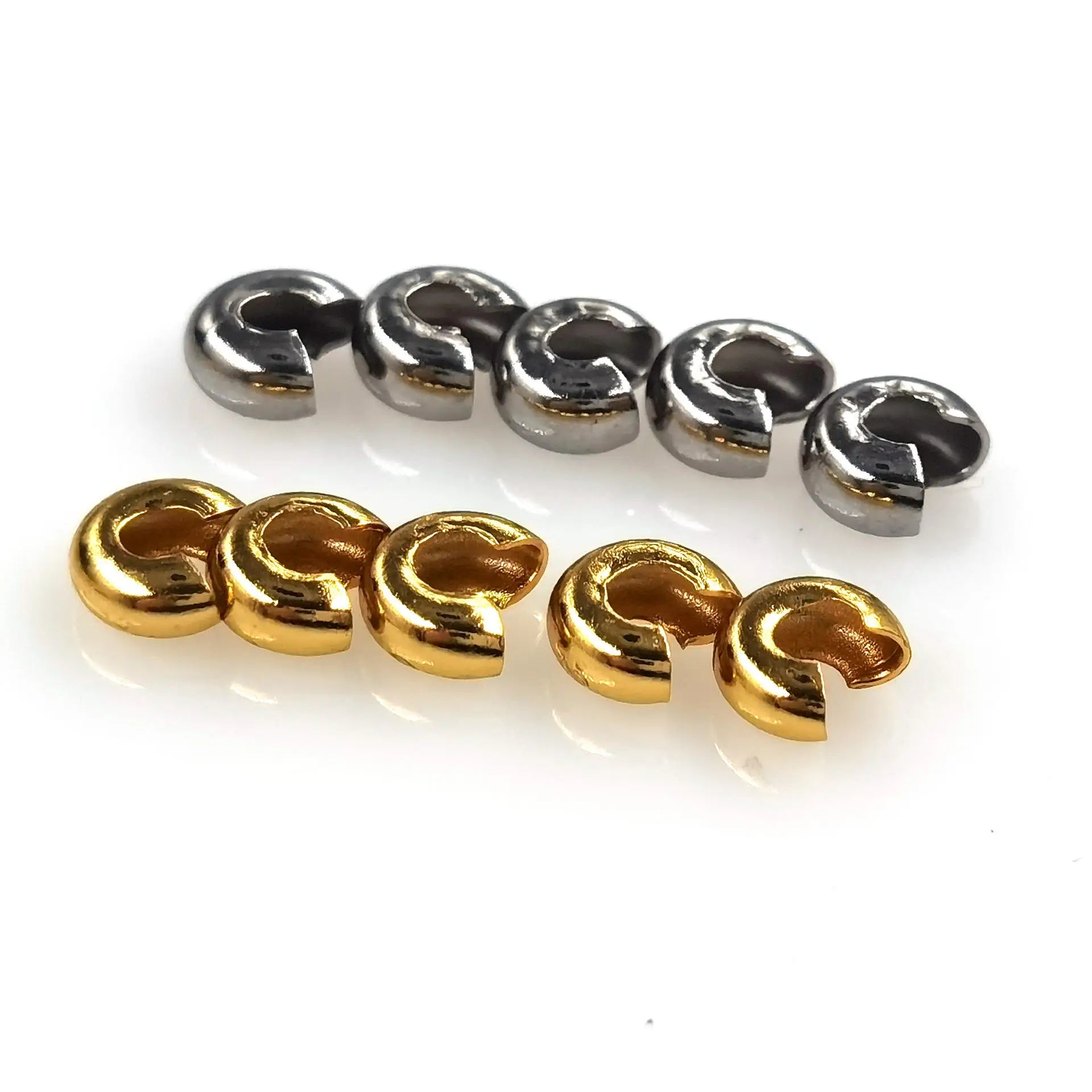 GP Waterproof Stainless Steel Lobster Clasp for Jewelry Bracelets and Necklaces in 18K Gold Permanent Jewelry Chains Making