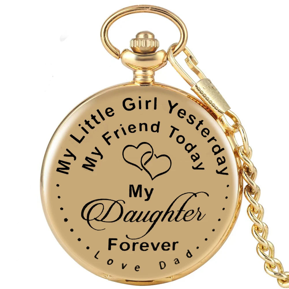 2022 Laser Custom Pocket Watches Black Gold Old Pocket Watch Pocket Watch Chain