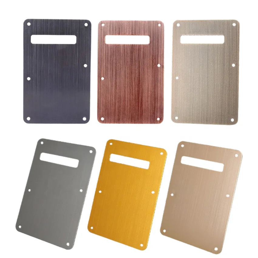 Metal Aluminum Cavity Cover Spring Cover Pickguard Wiring Cover Electric Guitar Back Plate for ST FD Electric Guitar Replacem