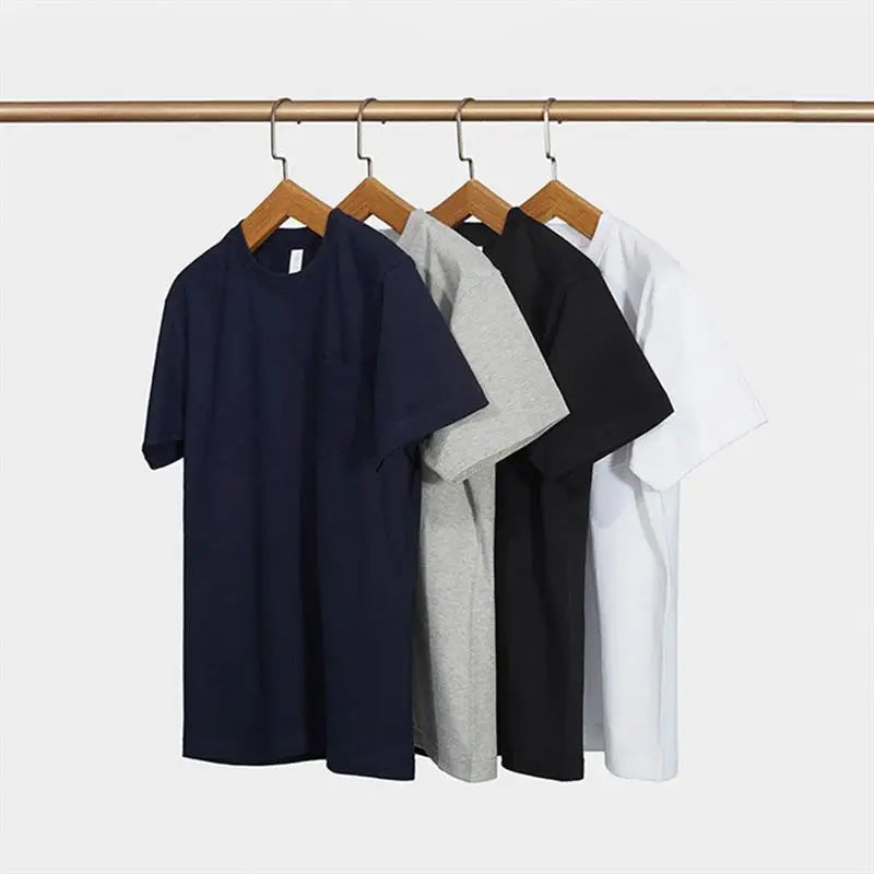 180g 7900 Wholesale 100% Cotton Unisex Short Sleeve Casual Custom Logo T Shirts Blank Tshirt Men's T-Shirt