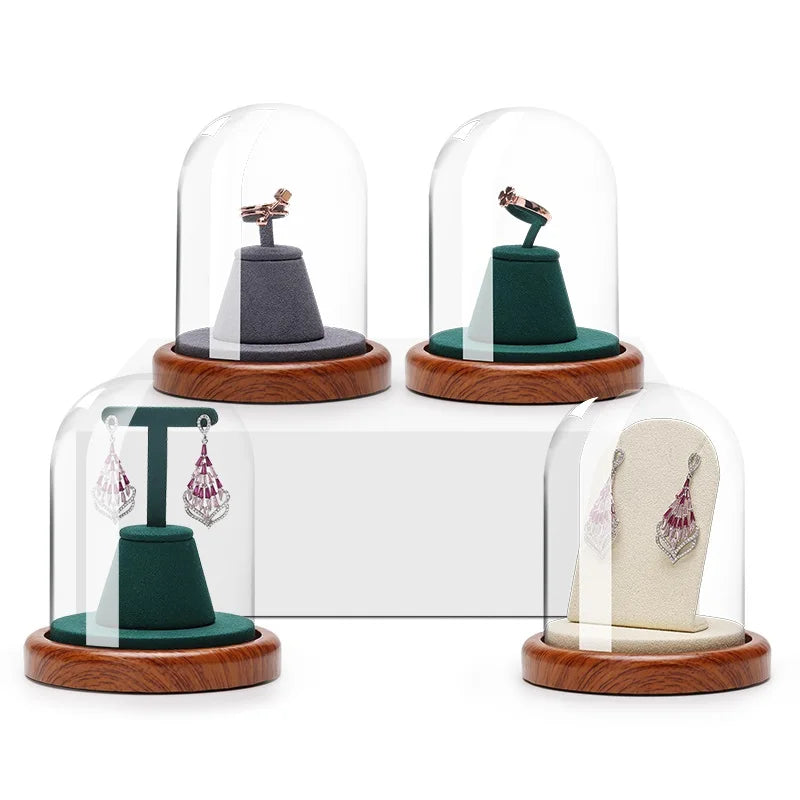 Wholesale Velvet Cover Jewelry Display Rack Customized Color Modern Style Durable Necklace Storage Dust Proof Art Decoration