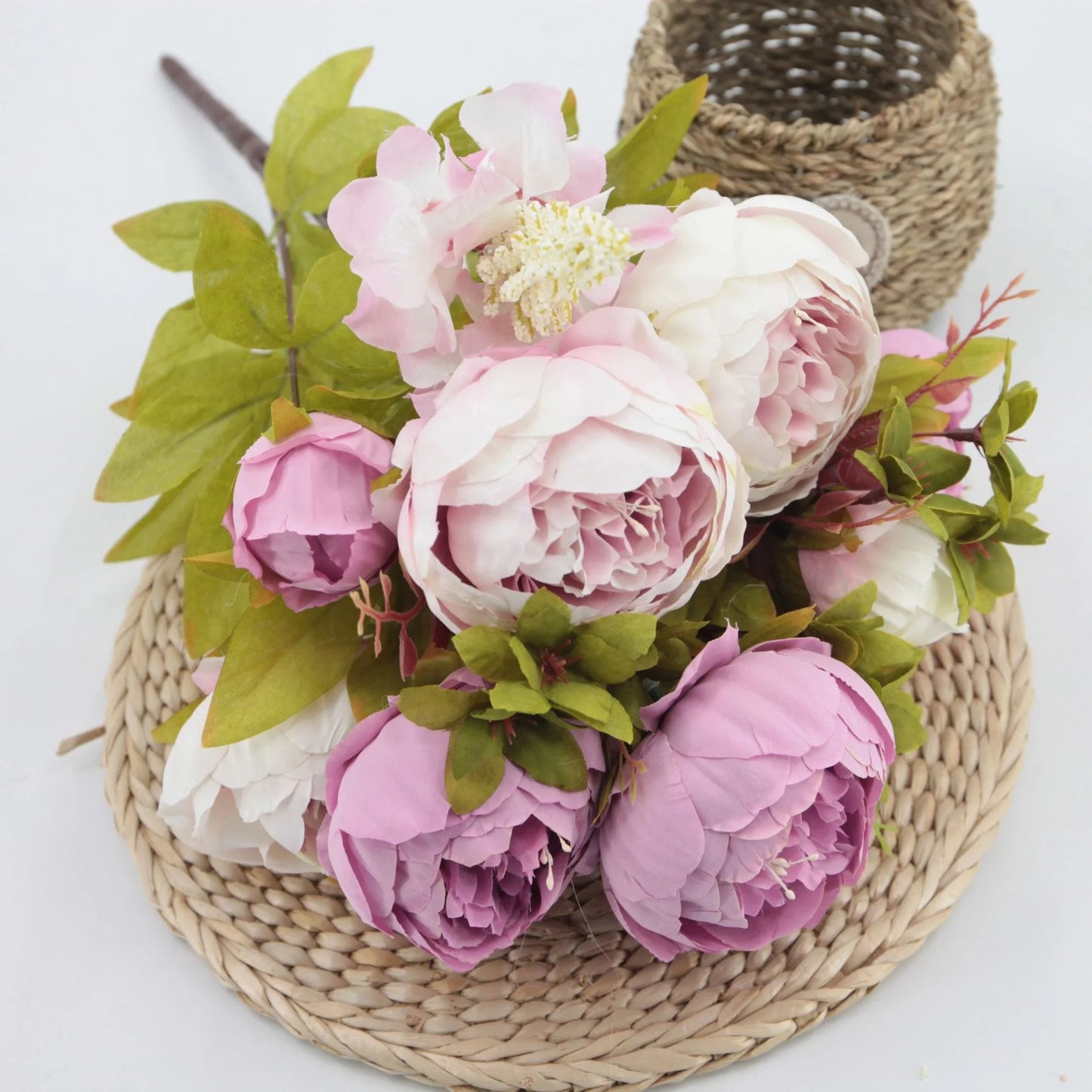 JCF212 Wholesale Core Peony Wedding Simulation Flower Home Hotel Decoration Fake Flowers Wedding Artificial Flower