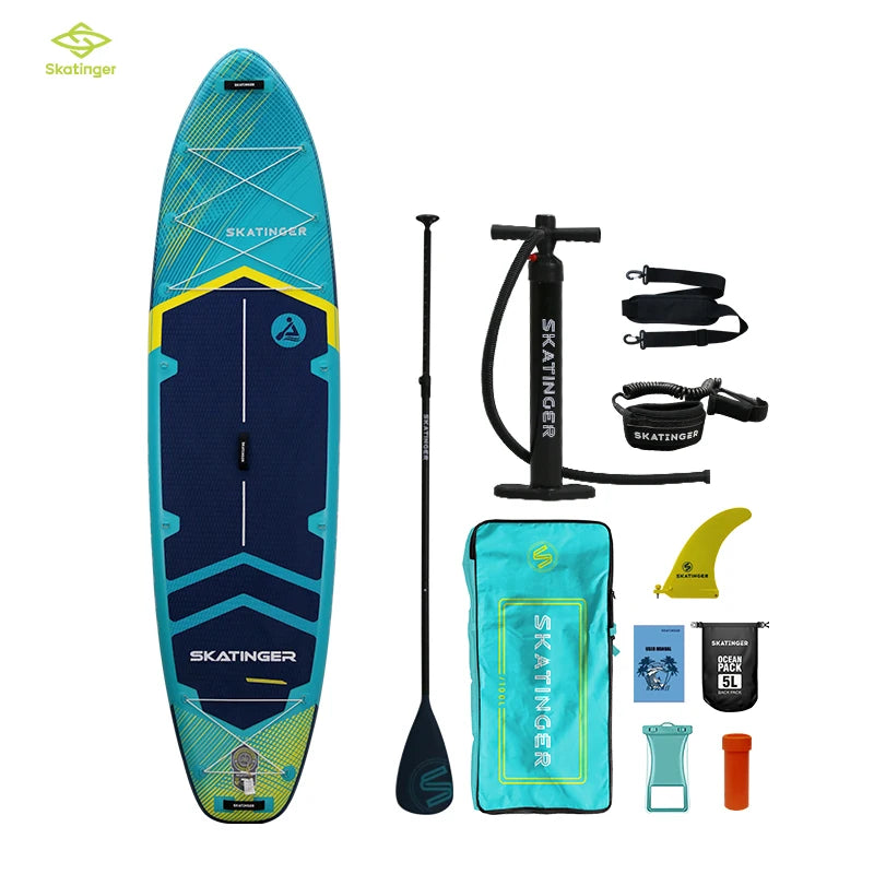 2026 Skatinger All Round Surfboard Drop Stitch Stand up Paddle Surfing Inflatable Board