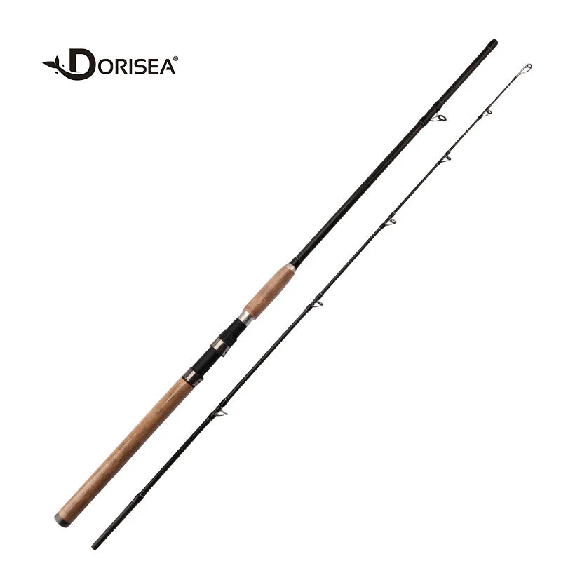 DORISEA High Carbon XH Action Super Hard Lure Spinning Fishing Rod for River Lake Stream Ocean Use 2.1m/2.28m/2.4m/2.7m
