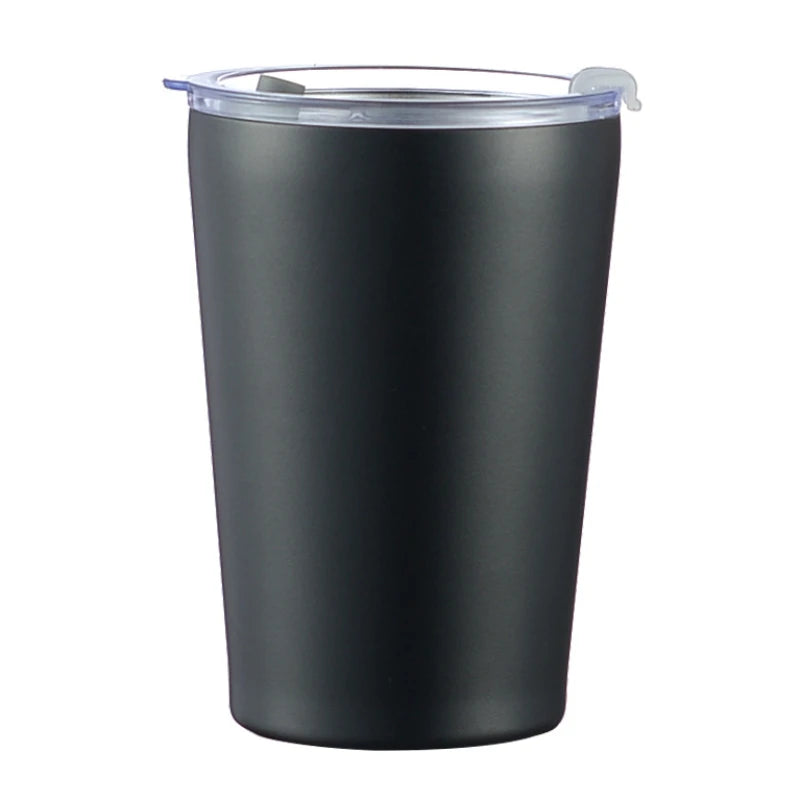 Modern American Style 304 Stainless Steel Coffee Mug Office Water Cup with Solid Color