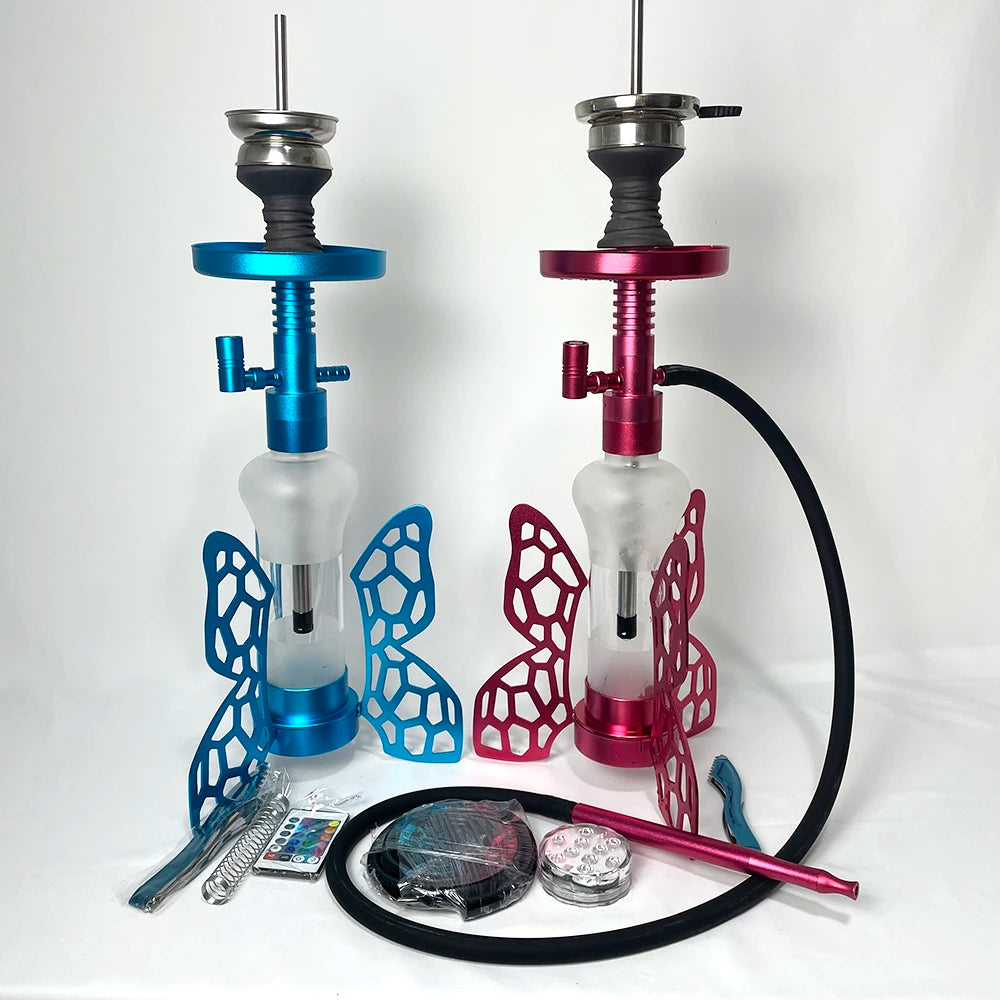 Aluminium Hitech Hookah Hookah Set With Led Light