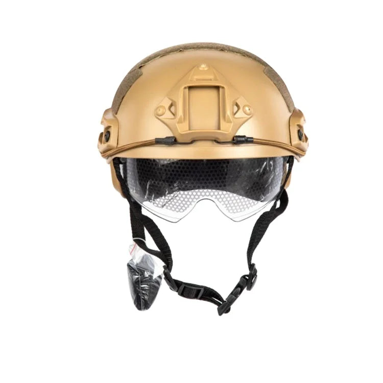 High Quality Plastic ABS FAST MH With Visor Glass Helmet