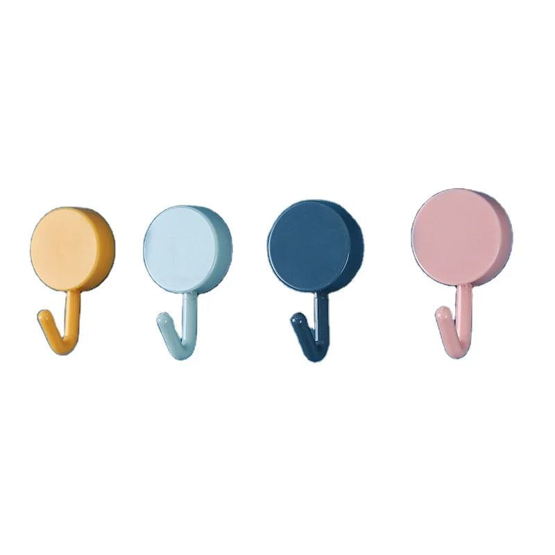 10 Pieces/set Small Adhesive Wall Mounted Hooks for Clothing Eco-Friendly Multifunctional