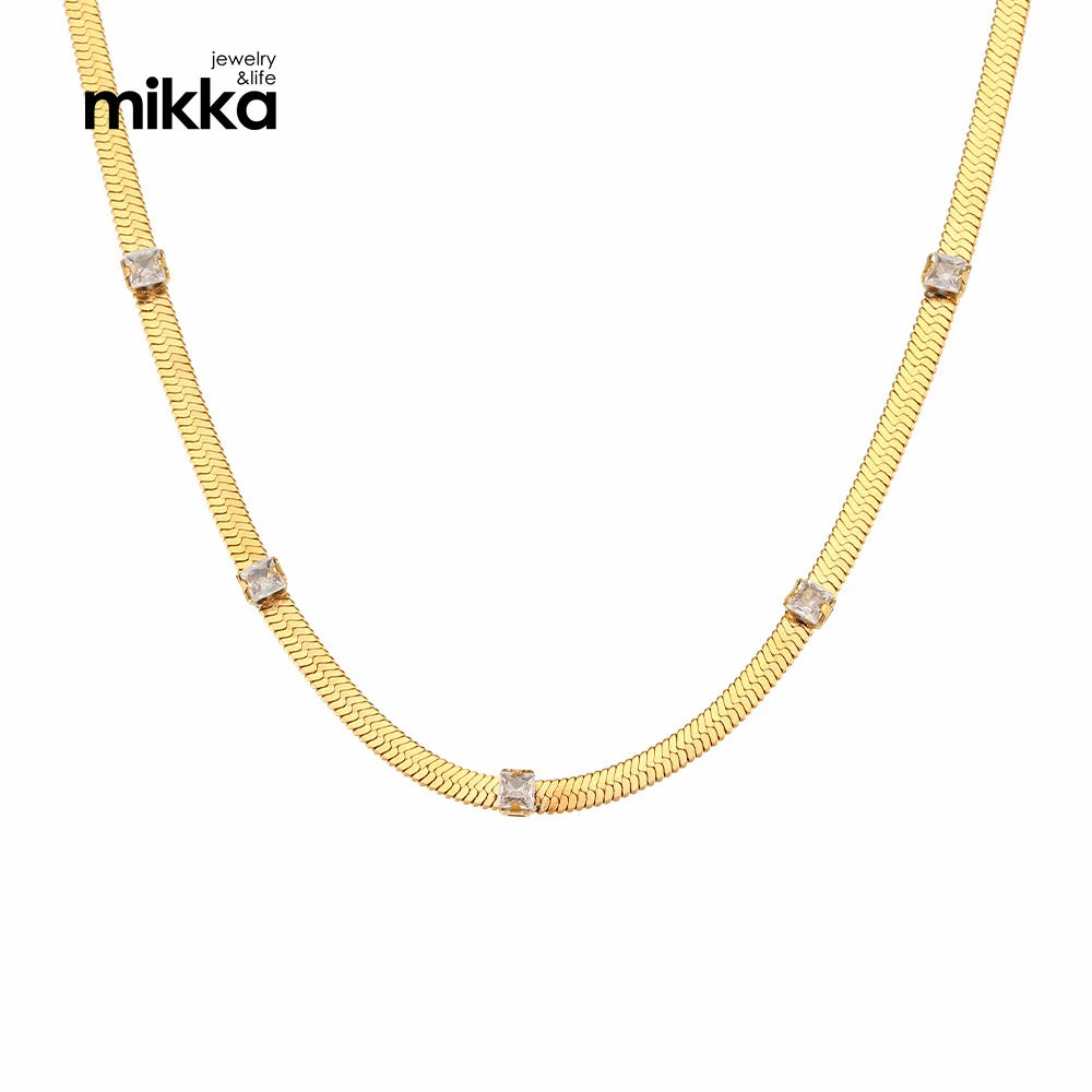Jewelry Wholesale New Fashion Womens Jewelry Necklaces Multilayer Diamond Link Chain Choker Necklace