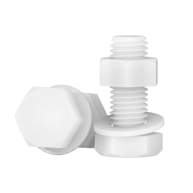 M10 Plastic Screw OEM Flat GB Polycarbonate Pc Transparent Hexagonal Bolt Nut China M5 Nylon Inch Measurement Bolts Nuts Scre