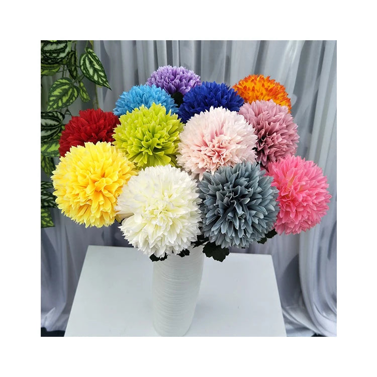 Centre Piece Artificial Plastic Flowers Wedding Single Head Fresh for Decoration