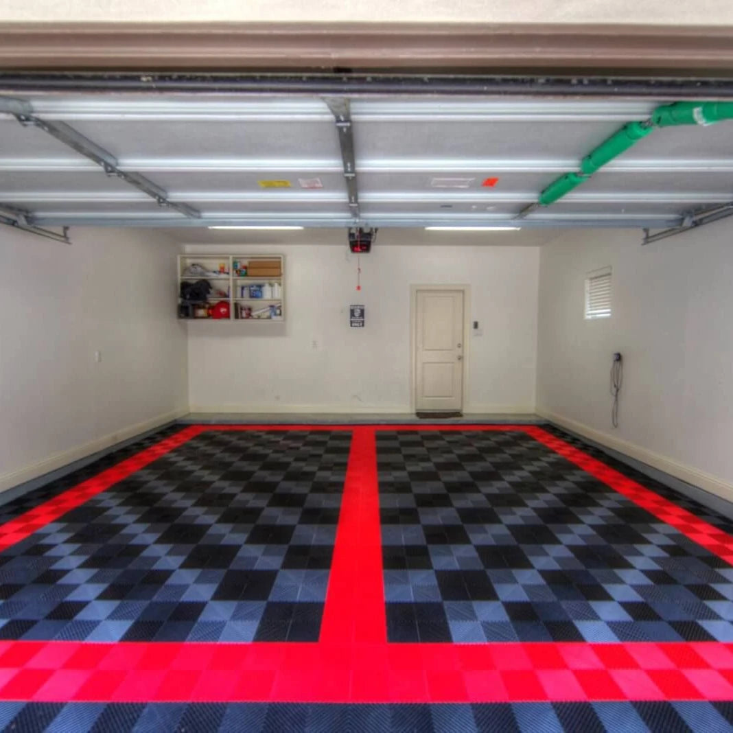 Snap Together Garage Floor Tiles for Car Detailing Shop Auto Workshop and Commercial Garage Floor Covering