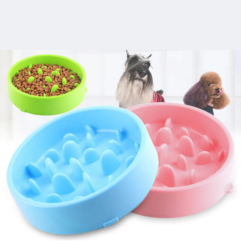 OEM ODM Anti Choke Pet Dog Feeding Food Bowls BPA Free Anti-Choking Pet Slow Eating Feeding Bowl Dog or Cat Slow Feeder Food 