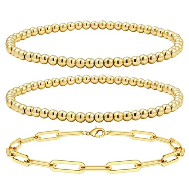 2025 Cross-border Hot Selling Hematite Beaded Bracelet Personality Temperament Gold-plated Enewton Bracelets for Women
