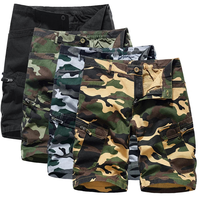 New Camouflage Gym Shorts Custom Men Plus Size Cargo Camouflage Men's Pants Shorts