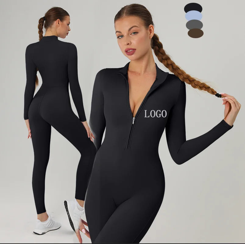 Nylon Soft Yoga Jumpsuit One Piece Breathable Gym Workout Jumpsuit for Women Yoga Leggings Bodysuit Yoga Sets Fitness Women