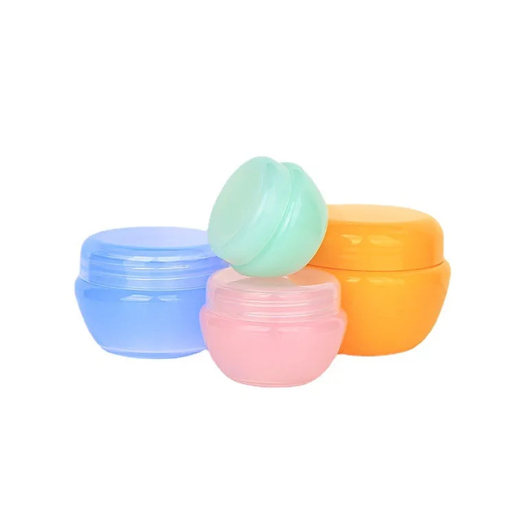 Small Travel Containers Plastic Travel Jars for Creams Refillable Containers Leak-proof Travel Size Containers with Lid