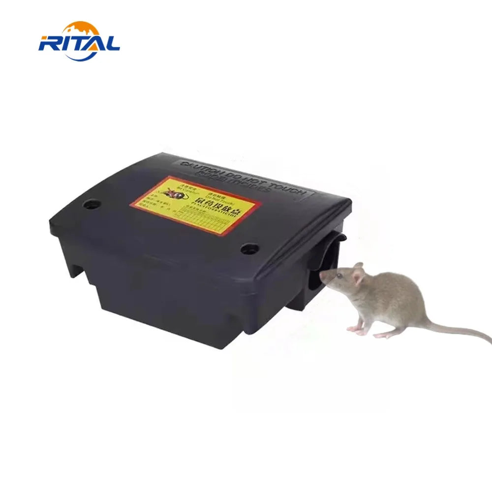 PP Mouse Rodent Killer Bait Station Flat Pack Plastic Safety Rat and Mouse Rat Bait Station for Pest Control