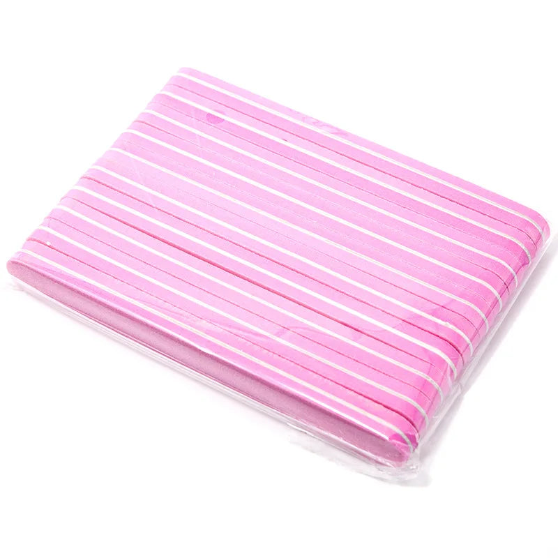 1 PCS Pink Sanding Files Block Pedicure Manicure Care Sponge Nail Art Buffer Polish No Hurt Nail Art Tools