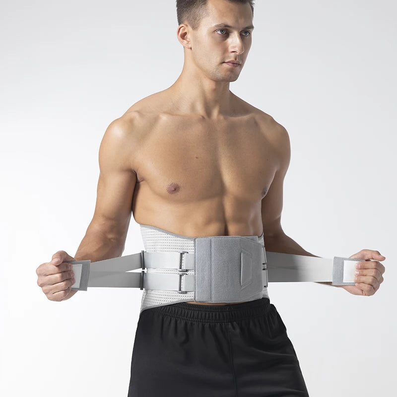 Steel Plate Lower Lumbar Back Support Belt Therapy Waist Support Waist Belt for Back Pain