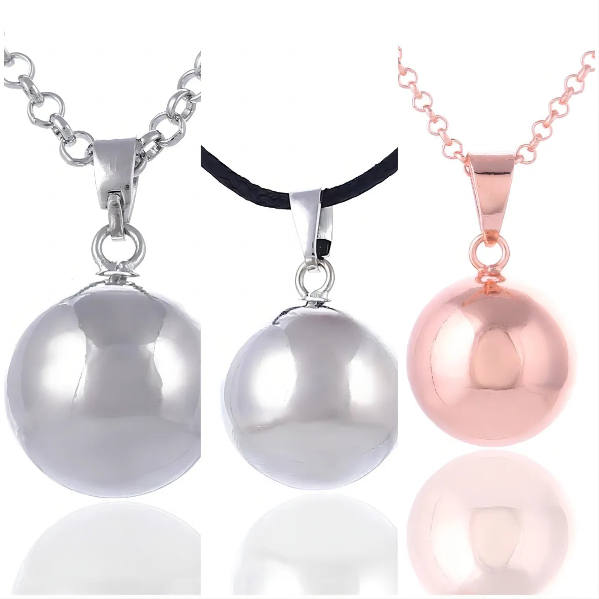 20mm Musical Pregnancy Harmony Chime Ball  Mexcian Bola Pendant Necklace Jewelry Ball Grossesse  for Women