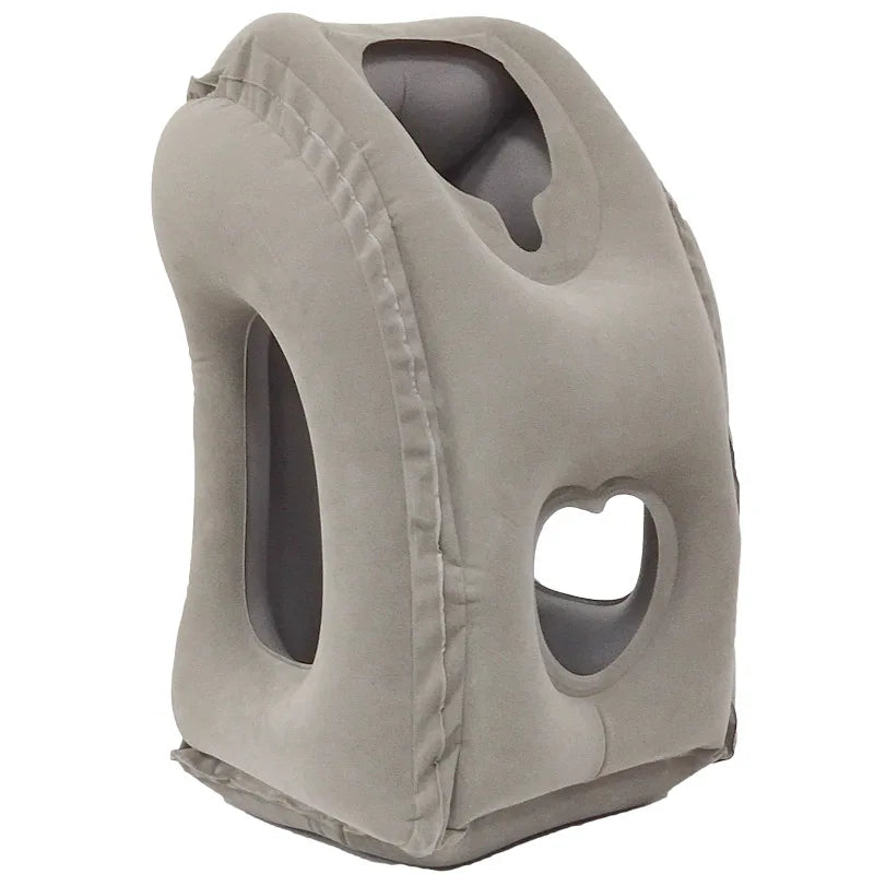 Inflatable Neck Air Pillow for Sleeping Comfortable Neck Head Rest Pillow for Airplane