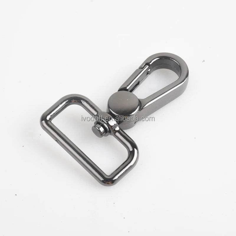 Metal 25mm Snap Hook Keychain Bag Making Hardware Handbag Dog Leash Clasp Durable Strong Swivel Hook