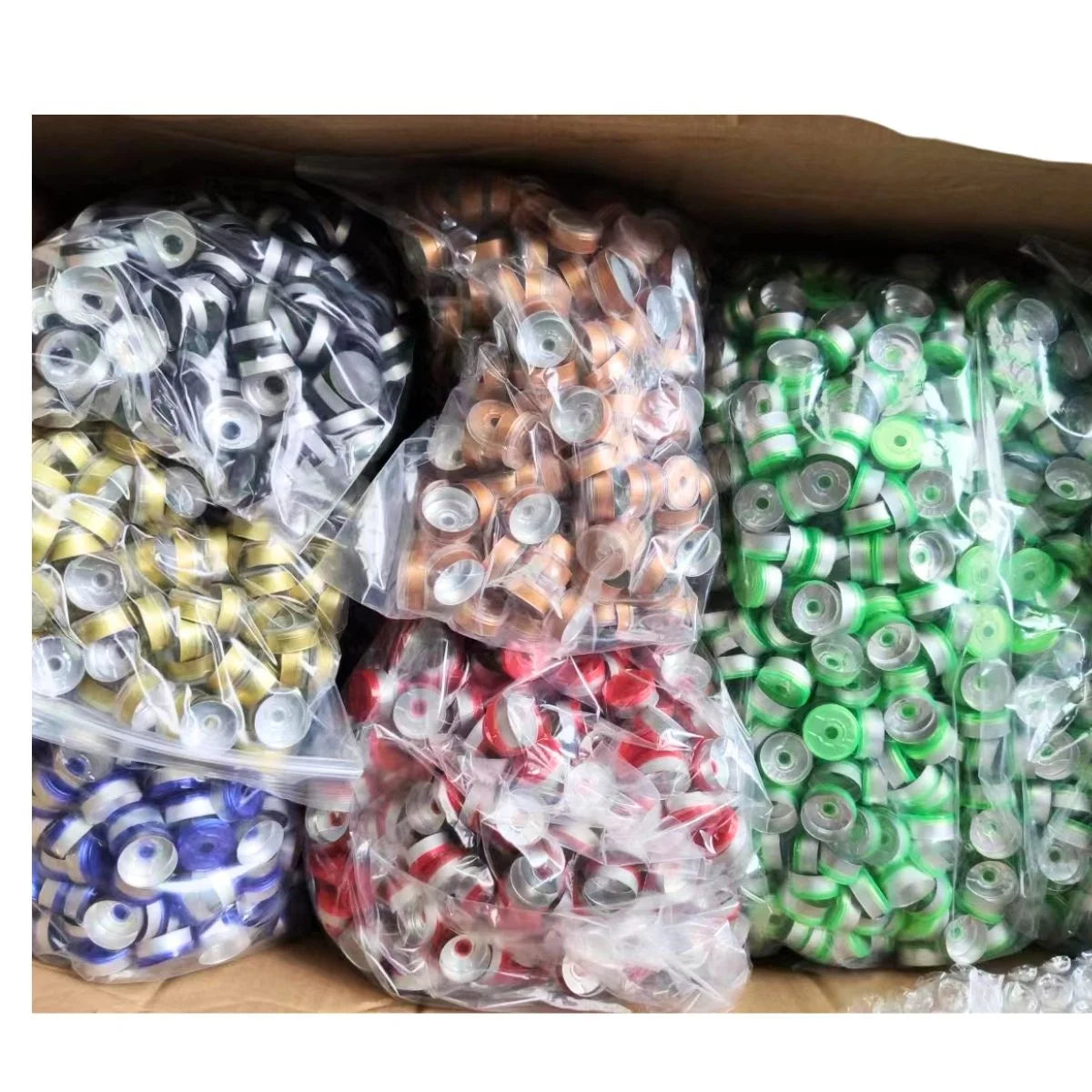 RTS Fast to Ship Various Color Choose Flip Tear off Caps Tear off Cap for 2ml 10ml Vial Glass Bottles