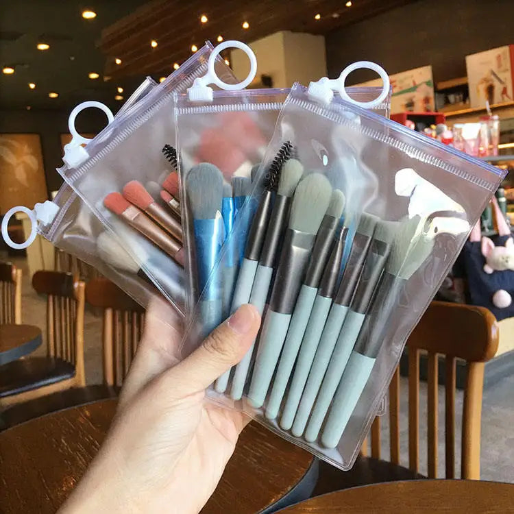 Best Selling 5pcs/set Mini Makeup Brushes for Girls Custom Logo Matte Plastic Handle Beauty Tools Popular Cosmetic Tools