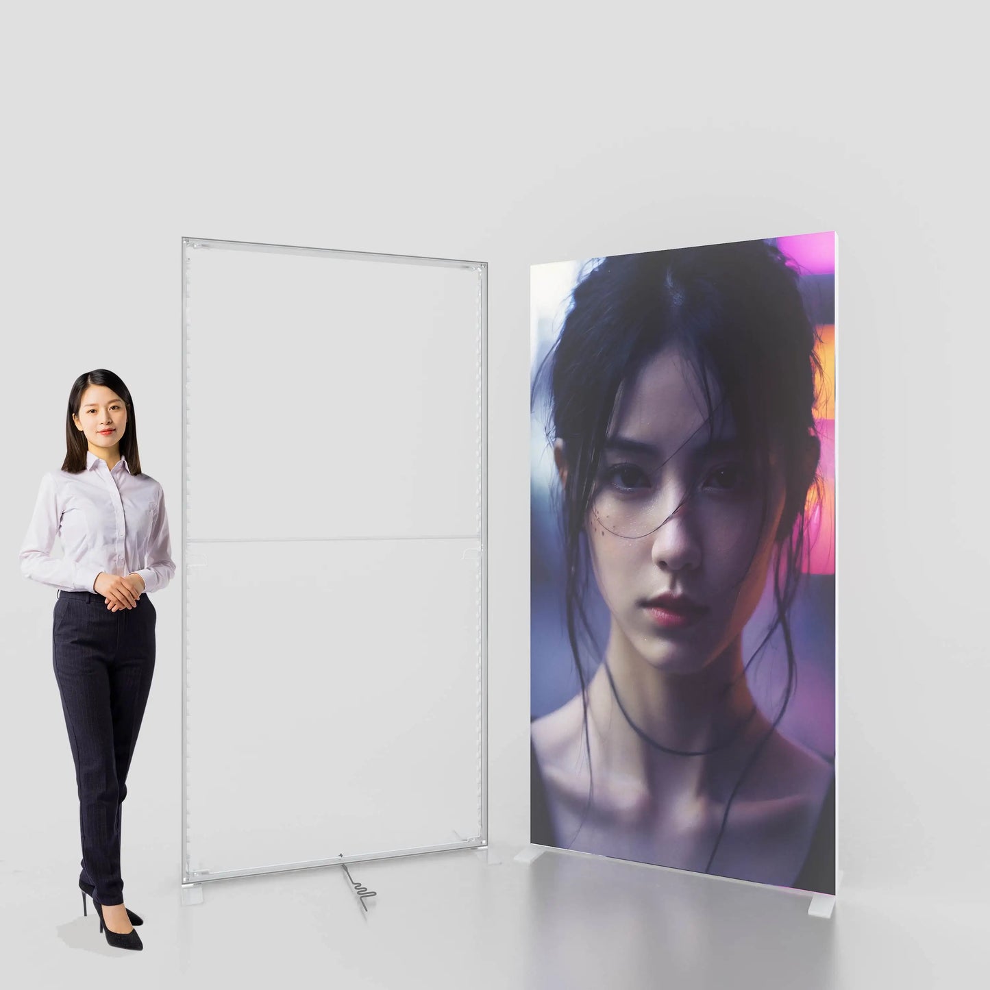 Exhibition Display Led Lightbox Advertising Boxes Anime Slim Backlit Signature Wall Frame Soft Lighting Kit  Seg Light Box Ev