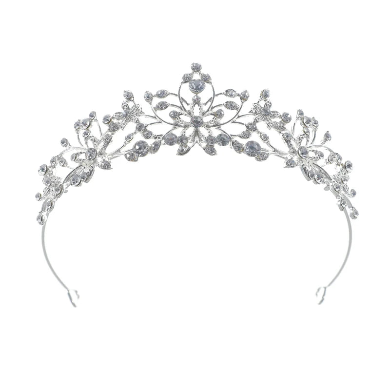 Baroque Luxury Crystal Rhinestone Queen Hair Crown Accessories Pageant Wedding Hair Accessories Bridal Crowns Tiara