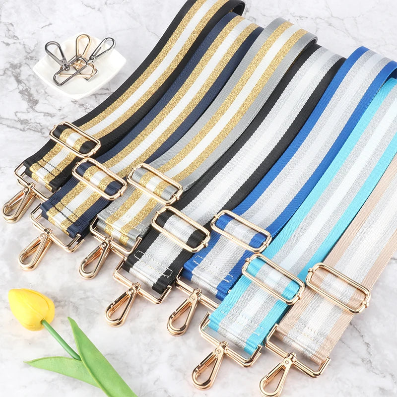 Bag Shoulder Strap Adjustable Bag Strap Handbag Nylon Purse Chain Strap Custom Belt Shoulder Crossbody Bag Strap