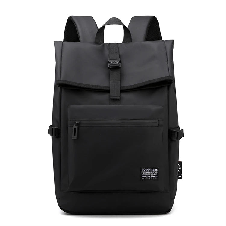 Men's 30-Litre Water-Resistant Roll-Up Outdoor Notebook Backpack Stylish 30-Litre Roll-Up Outdoor Notebook Backpack for Busin