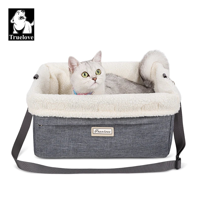 Truelove Convenient Vehicle Safety Pet Bag Carrier Foldable Nylon Basket for Dog Cat Easy Storage Washable Bed for Car Home U