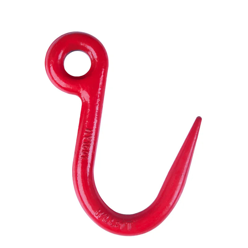 Factory All Kind Hook Whosale Large Opening Ring American Cargo Hook  Steel Pipe Hook for Rigging Lifting Industry